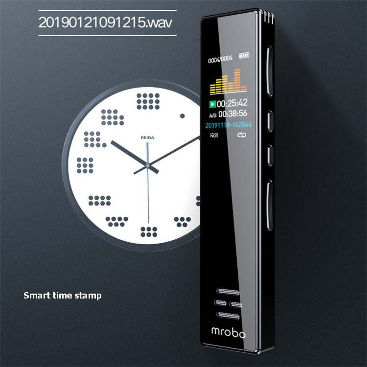 MROBO A10 Professional Voice Recorder HD Noise Reduction Student MP3 Color Screen Player, Capacity: 8GB - Other Style by buy2fix | Online Shopping UK | buy2fix