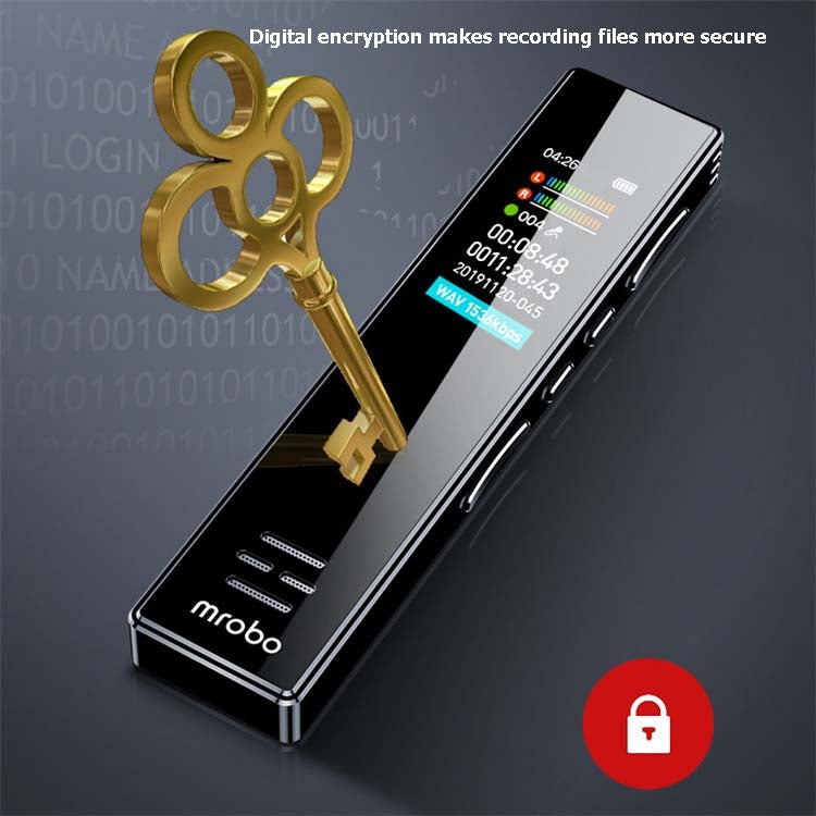 MROBO A10 Professional Voice Recorder HD Noise Reduction Student MP3 Color Screen Player, Capacity: 8GB - Other Style by buy2fix | Online Shopping UK | buy2fix