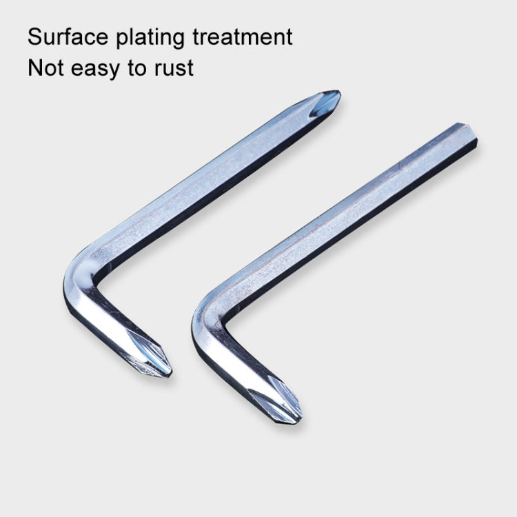 10pcs Screwdriver Hexagonal Wrench Scooter Repair Tools Cross Bit, Specification:5mm, Material:45 Steel - Accessories & Parts by buy2fix | Online Shopping UK | buy2fix