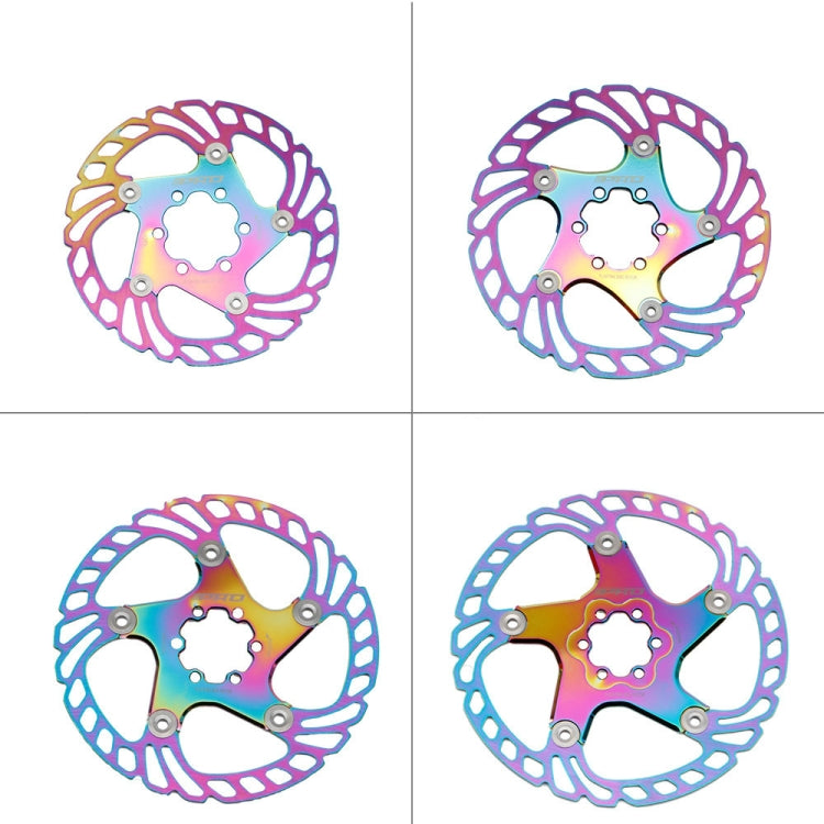 IIIPRO Floating Disc Road Mountain Bike Six Nail Disc Brake Disc, Size:160mm(Colorful) by IIIPRO