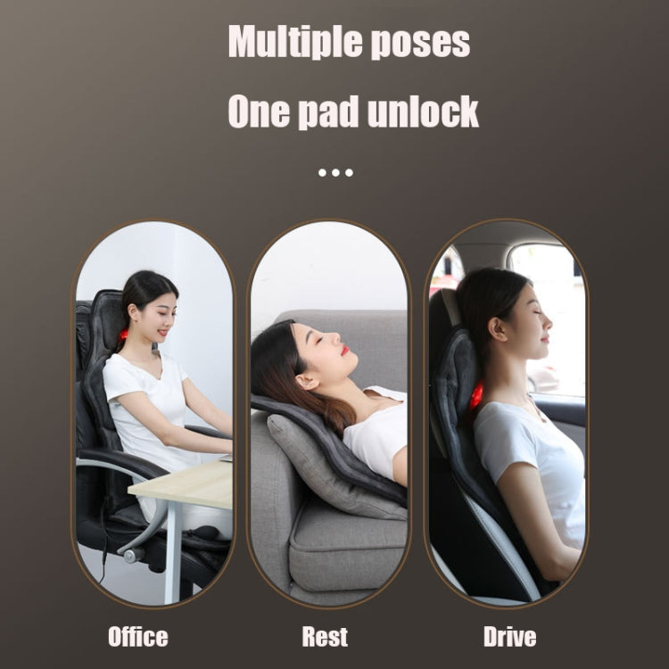 YJ-308 Car Massager Cervical Spine Neck Waist Car Home Heating Whole Body Multifunctional Massage Mat, Specification: Classic Version by buy2fix