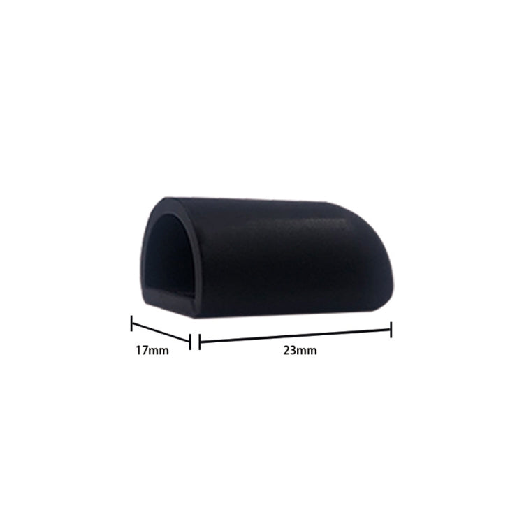 6 PCS For Xiaomi Mijia M365 Electric Scooter Accessories Tripod Foot Support Silicone Cover(Black) - Accessories & Parts by buy2fix | Online Shopping UK | buy2fix
