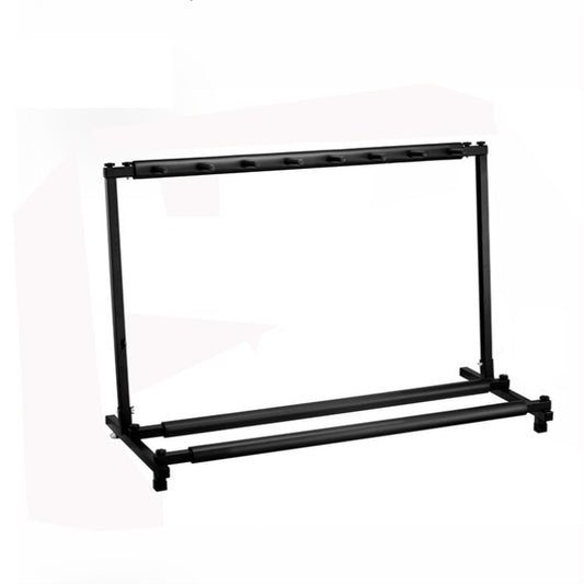 Foldable Long Metal Guitar Display Stand Shelf, Specification:Seven Racks by buy2fix