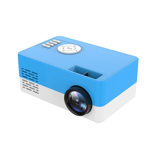 S261/J16 Home Mini HD 1080P Portable LED Projector, Support TF Card / AV / U Disk, Plug Specification:UK Plug(Blue White) by buy2fix