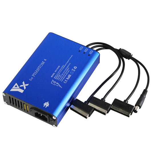 For DJI Phantom 4 Pro Advanced+ Charger 4 in 1 Hub Intelligent Battery Controller Charger, Plug Type:AU Plug by buy2fix