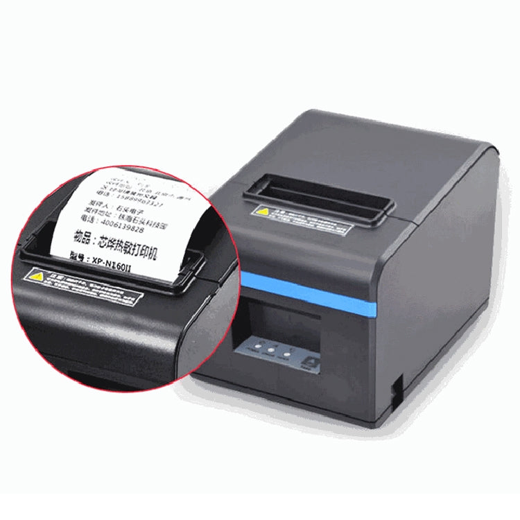 Xprinter XP-N160II Thermal Ticket Printing Machine Bluetooth Receipt Printer, Style:EU Plug(Gray) - Receipt Printers by Xprinter | Online Shopping UK | buy2fix