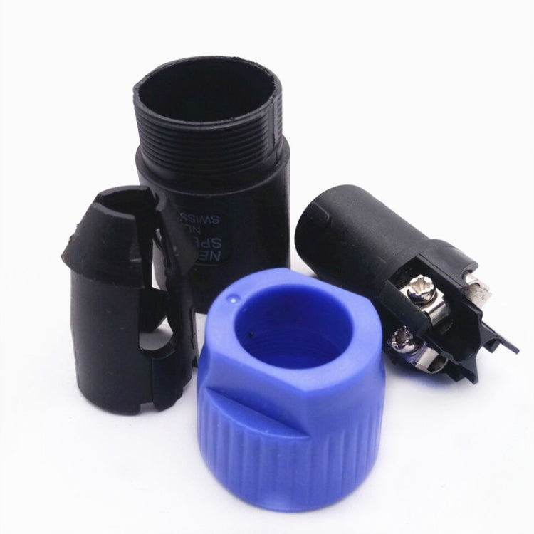 10pcs Audio Four-core Professional Speaker Plug NL4FC Audio Line Connector Amplifier Ohm Connector(Orange) by buy2fix