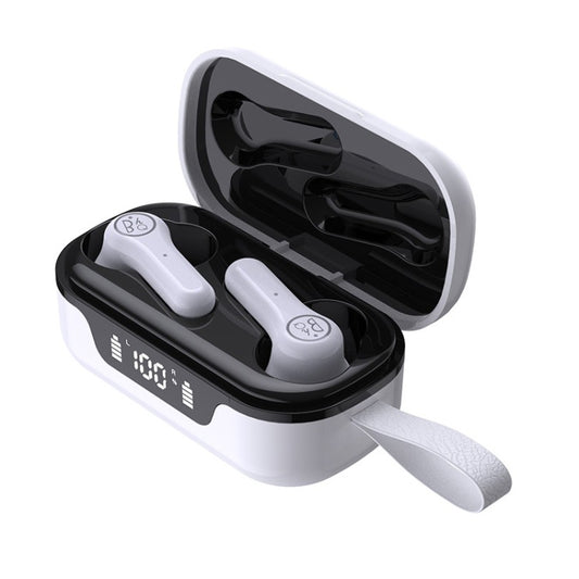 ANC Business Sports TWS Stereo Dual Ears Bluetooth V5.0+EDR Earphone with Charging Box(White) by buy2fix