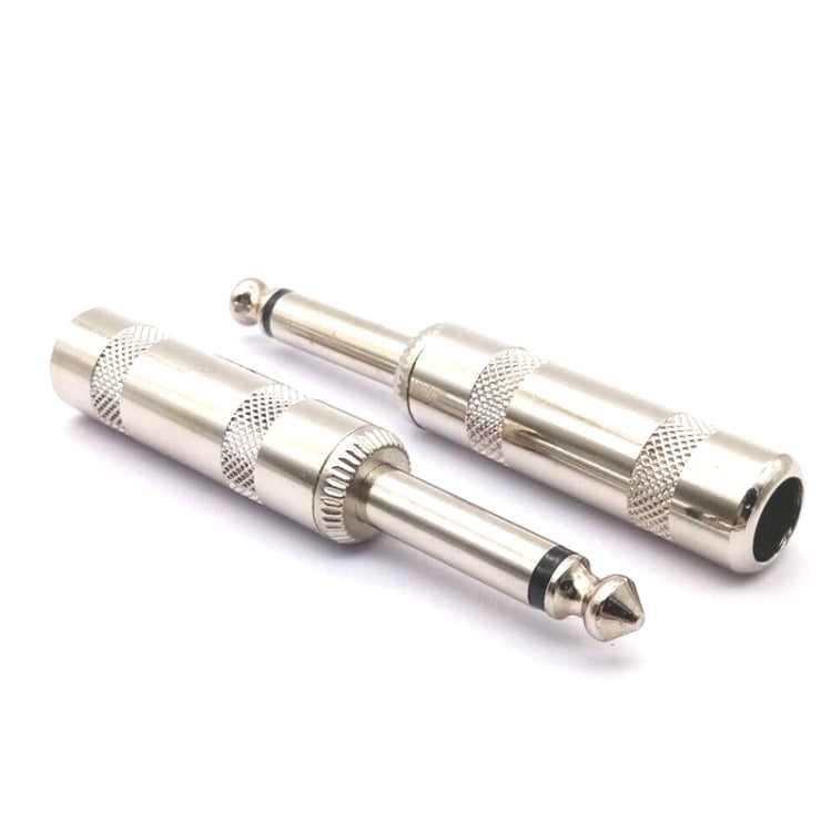 10 PCS 6.35mm Two-core Audio Welding Mono Mixer Microphone Speaker Plug - Audio Adapter by buy2fix | Online Shopping UK | buy2fix