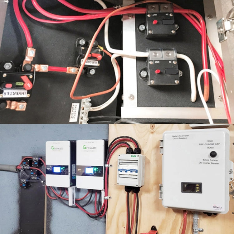 50A Auto Circuit Breaker Car Audio Fuse Holder Power Insurance Automatic Switch(Black) by buy2fix