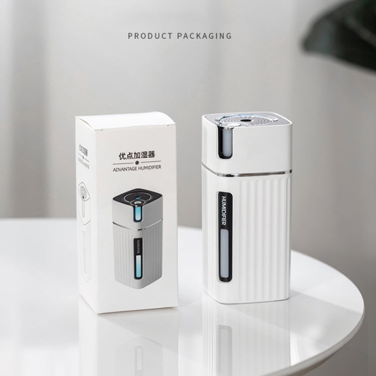 Humidifier USB Office Home Car Mute Portable Colorful Air Purifier(Blue) by buy2fix