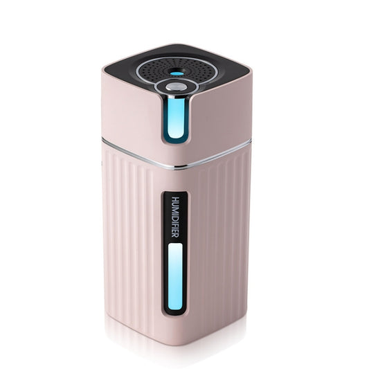 Humidifier USB Office Home Car Mute Portable Colorful Air Purifier(Pink) - Air Purifier by buy2fix | Online Shopping UK | buy2fix
