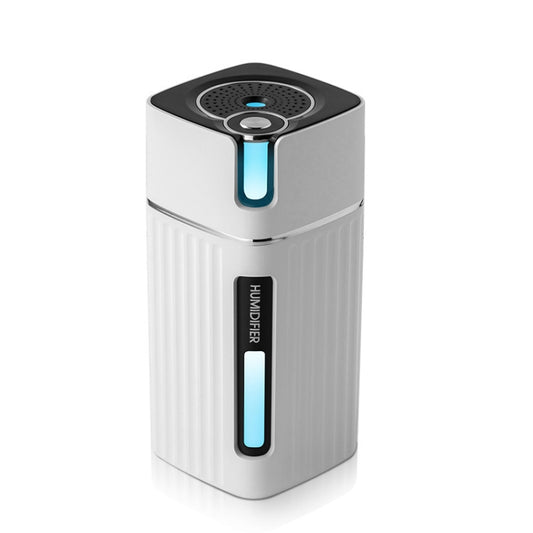 Humidifier USB Office Home Car Mute Portable Colorful Air Purifier(White) - Air Purifier by buy2fix | Online Shopping UK | buy2fix