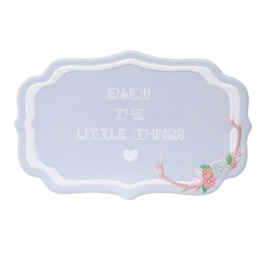 2 PCS Car Interior Decoration Anti-slip Mat PVC Soft Rubber Coaster Placemat(Fun Blue) by buy2fix