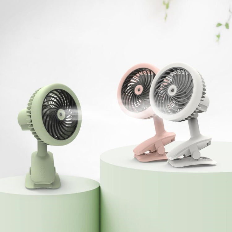 Desktop Office Small Fan USB Charging Clip Fan(White) by buy2fix