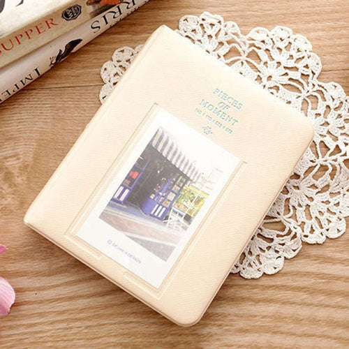 64 Pockets Name Card Pieces for Fujifilm Instax Mini 8 /7s /70 /25 /50s /90(Beige) - Photo Albums & Photo Frames by buy2fix | Online Shopping UK | buy2fix