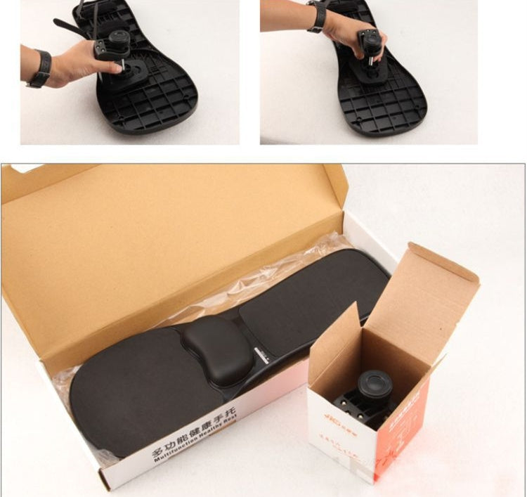 Rotation Computer Desktop Laptop Mouse Tray Elbow Pad Wrist Rest Plate Support Install on Desk and Chair - Mouse Pads by buy2fix | Online Shopping UK | buy2fix