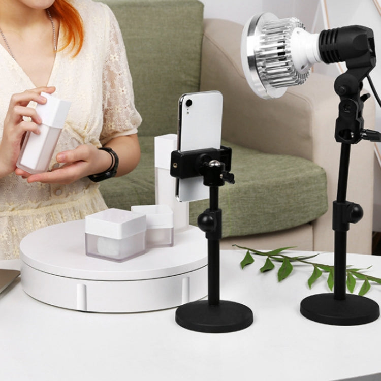 30cm Remote Control Speed Electric Turntable Sample Display Stand, Specification:AU Plug(White) by buy2fix