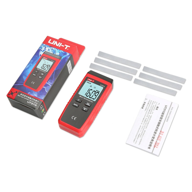 UT373 Non-contact High-precision Laser Tachometer Digital Display Motor Speedometer - Tachometers & Anemometer by buy2fix | Online Shopping UK | buy2fix
