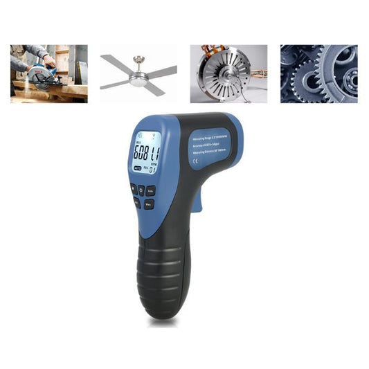 Non-contact High-precision Tachometer Digital Display Motor Speedometer - Tachometers & Anemometer by buy2fix | Online Shopping UK | buy2fix