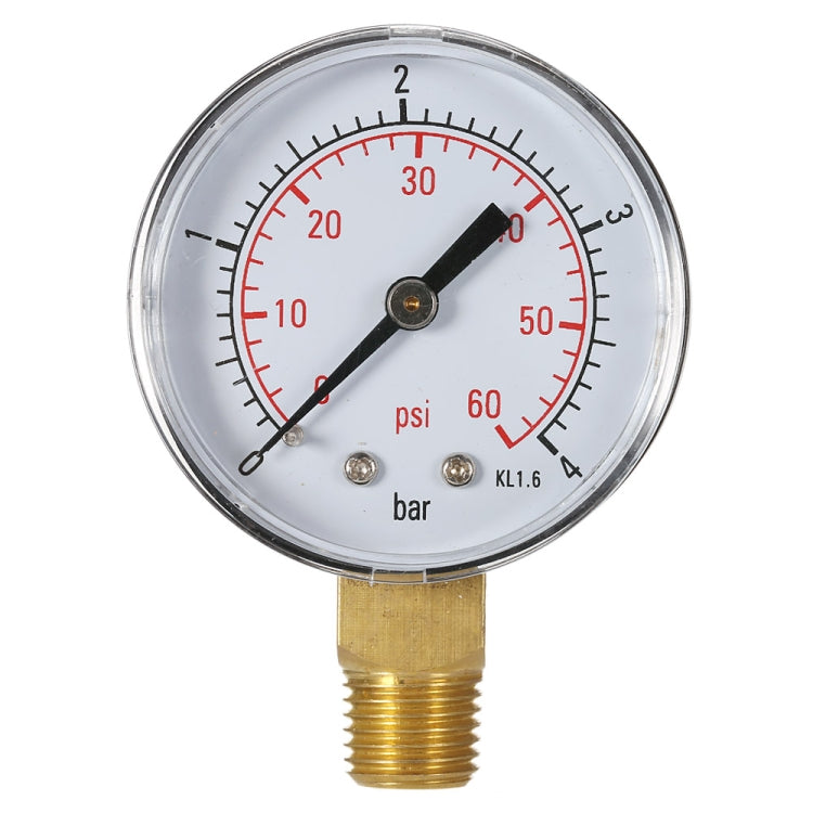 Stainless Steel Shockproof Pool Filter Hydraulic Pressure Gauge - Measuring Tools by buy2fix | Online Shopping UK | buy2fix