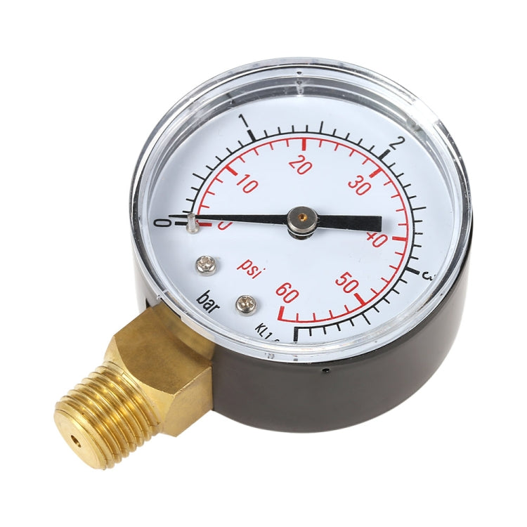 Stainless Steel Shockproof Pool Filter Hydraulic Pressure Gauge - Measuring Tools by buy2fix | Online Shopping UK | buy2fix