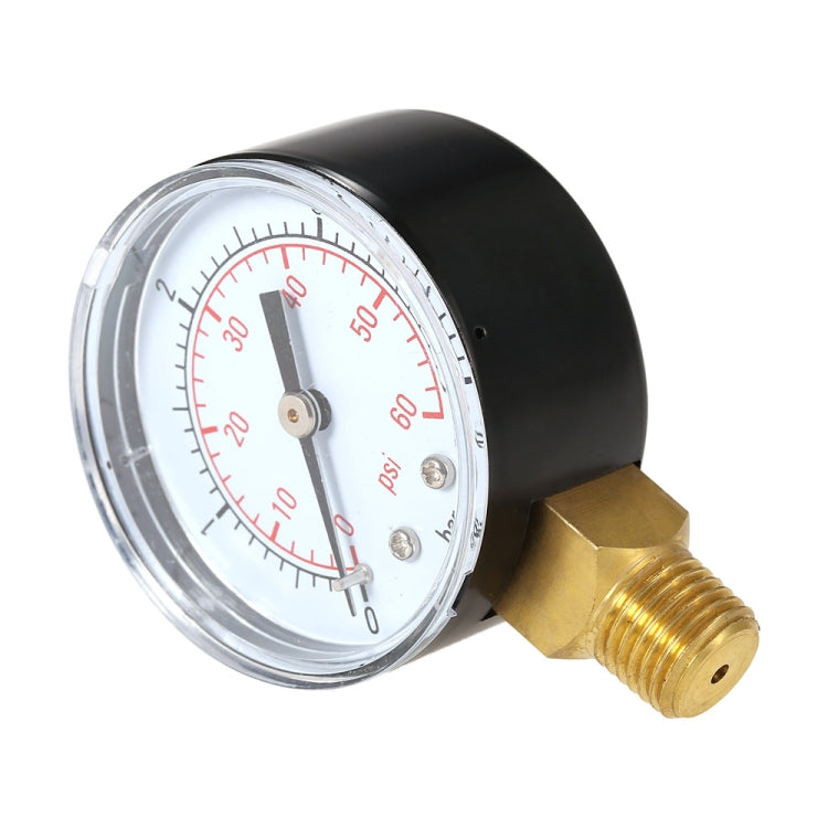 Stainless Steel Shockproof Pool Filter Hydraulic Pressure Gauge - Measuring Tools by buy2fix | Online Shopping UK | buy2fix