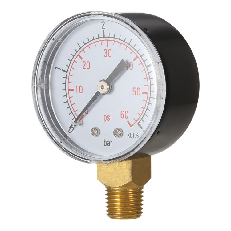 Stainless Steel Shockproof Pool Filter Hydraulic Pressure Gauge - Measuring Tools by buy2fix | Online Shopping UK | buy2fix