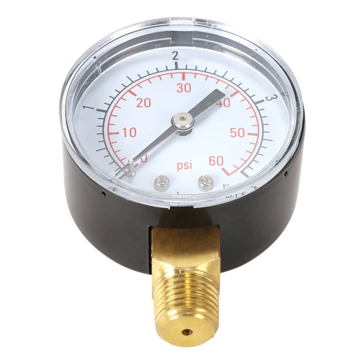 Stainless Steel Shockproof Pool Filter Hydraulic Pressure Gauge - Measuring Tools by buy2fix | Online Shopping UK | buy2fix