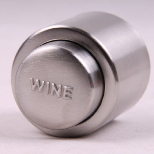 Push Stainless Steel Red Wine Stopper Champagne Stopper, Style:Red Wine Stopper by buy2fix