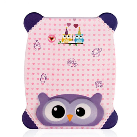 Cartoon Silicone Wristband Mouse Pad(Purple Owl) by buy2fix