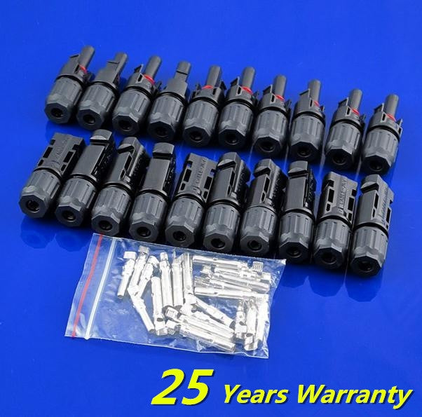 MC4 Connector male female 30A 1000V Solar Panel Branch Series for PV Cable 2.5/4/6mm2 - AC Adapers by buy2fix | Online Shopping UK | buy2fix