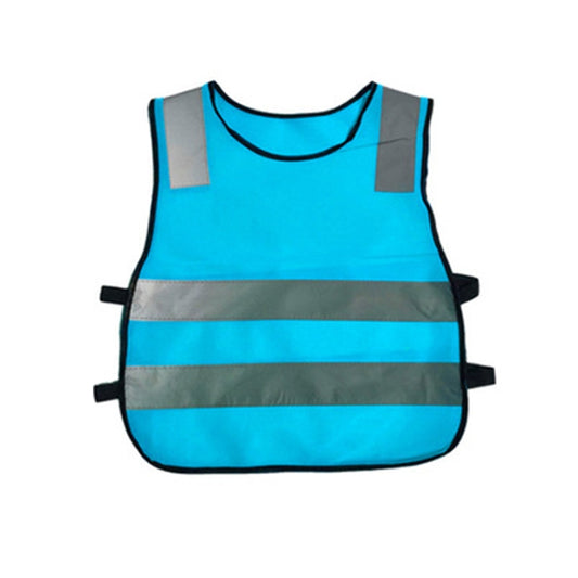 Safety Kids Reflective Stripes Clothing Children Reflective Vest(Blue) by buy2fix