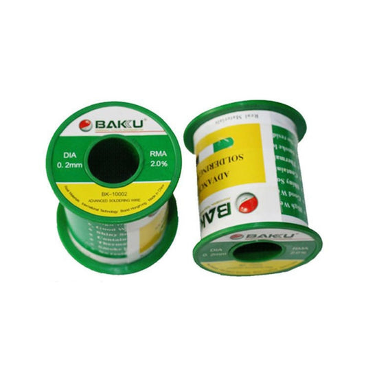 BAKU High-purity Low-temperature Solder Wire 63 Degrees Celsius No-clean Tin Wire(BK-10002 0.2mm) by BAKU