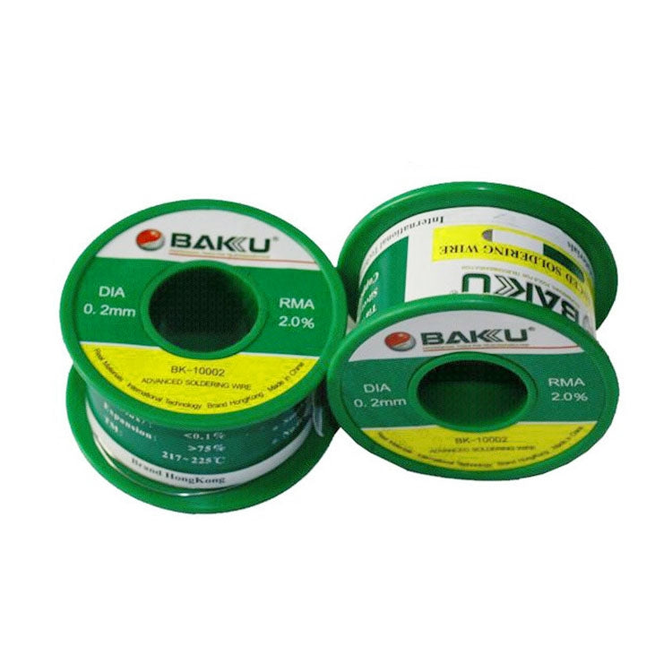 BAKU High-purity Low-temperature Solder Wire 63 Degrees Celsius No-clean Tin Wire(BK-10006 0.6mm) - Welding Wire by BAKU | Online Shopping UK | buy2fix