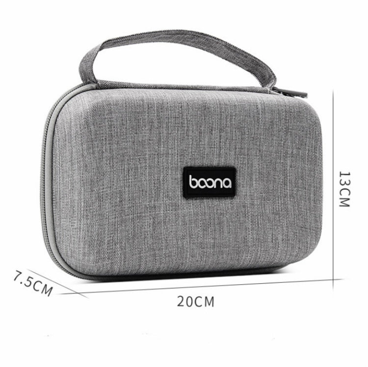 Power Adapter Headset Data Cable Portable Storage Bag For Macbook Air/Pro Notebook(Gray) - by buy2fix | Online Shopping UK | buy2fix