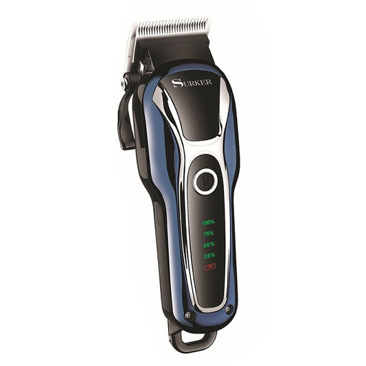 Surker SK-803 High-power LCD Hair Clipper Plug-in Dual-use Electric Clippers(Blue) by buy2fix