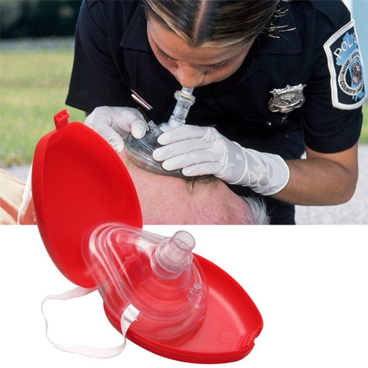 CPR Resuscitator Rescue Emergency First Aid Breathing Mask Mouth Breath One-way Valve Tools by buy2fix