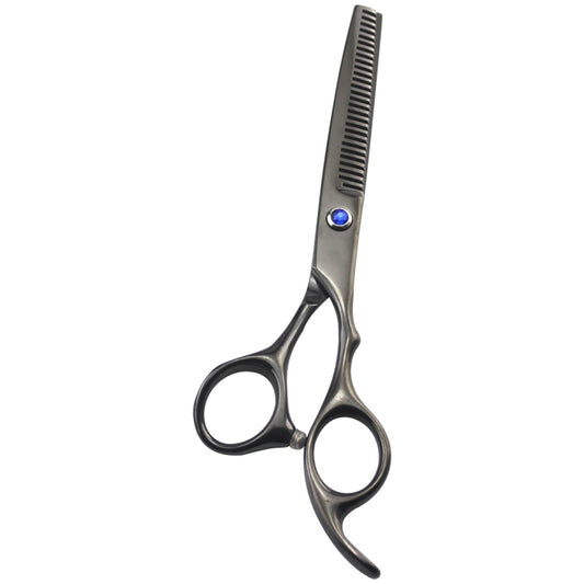 Professional Hair Cutting Scissor Hairdressing Kit Thinning Scissors Barber(Black Thinning(SXLC-602T)) by buy2fix