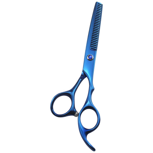 Professional Hair Cutting Scissor Hairdressing Kit Thinning Scissors Barber(Blue Thinning(SXLC-604T)) by buy2fix