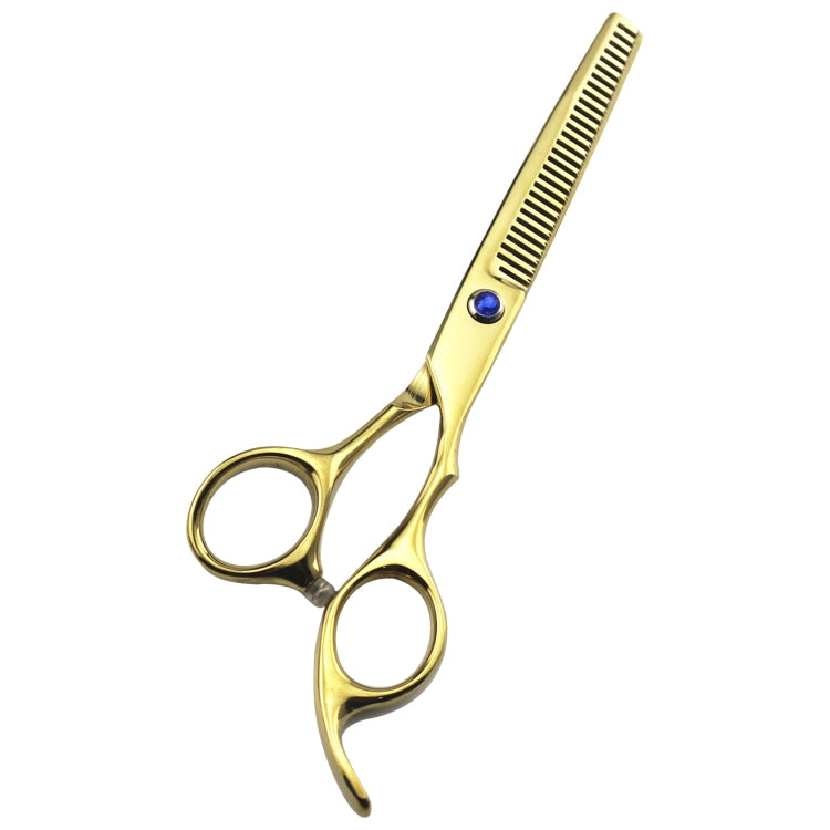 Professional Hair Cutting Scissor Hairdressing Kit Thinning Scissors Barber(Gold Thinning(SXLC-605T)) - Hair Trimmer by buy2fix | Online Shopping UK | buy2fix