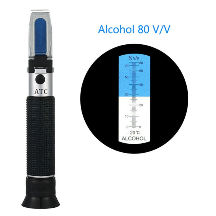 Hand-held Refractometer Alcohol Detector Alcohol Level Meter - Breath Alcohol Tester by buy2fix | Online Shopping UK | buy2fix