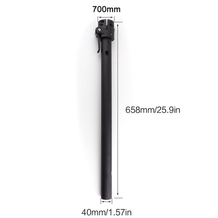 Scooter Accessories Folding Pole for Xiaomi Mijia M365 Pro(700mm) - Accessories & Parts by buy2fix | Online Shopping UK | buy2fix