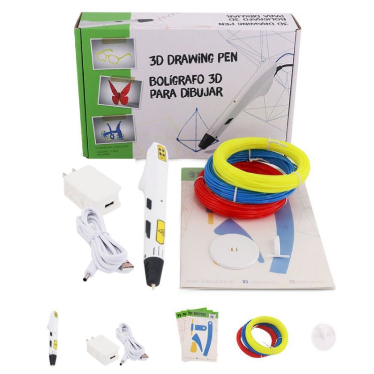 3D Printing Pen Children Toy Art Doodle Pen, Specification:USB+US Plug - 3D Printer by buy2fix | Online Shopping UK | buy2fix