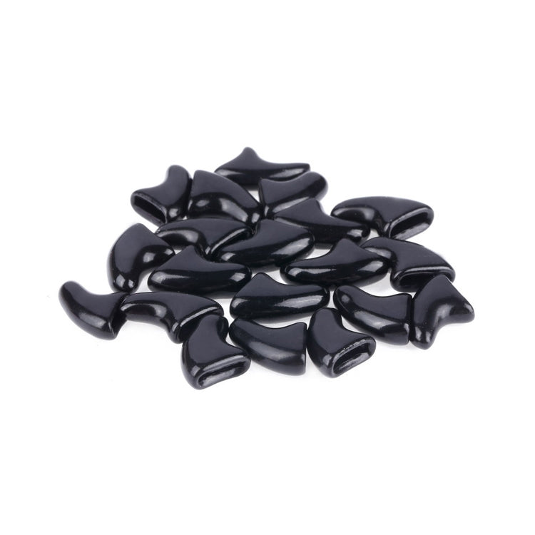 20 PCS Silicone Soft Cat Nail Caps / Cat Paw Claw / Pet Nail Protector/Cat Nail Cover, Size:S(Black) - Protective & Protection by buy2fix | Online Shopping UK | buy2fix