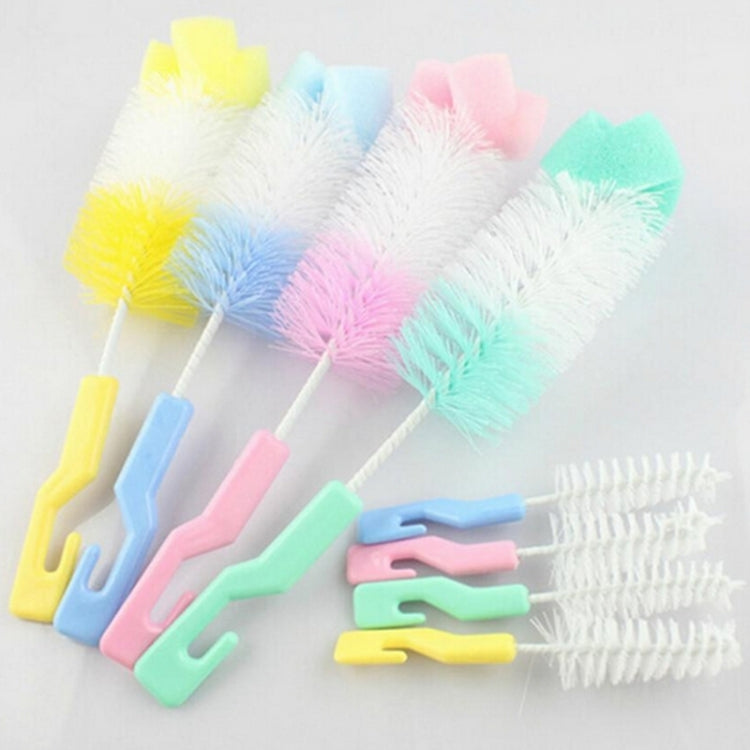 2 Sets Baby Nipple Milk Bottle Cup 360 Degree Sponge Cleaner Pacifier Brush, Random Color Delivery - Cups & Silicone Nipple by buy2fix | Online Shopping UK | buy2fix