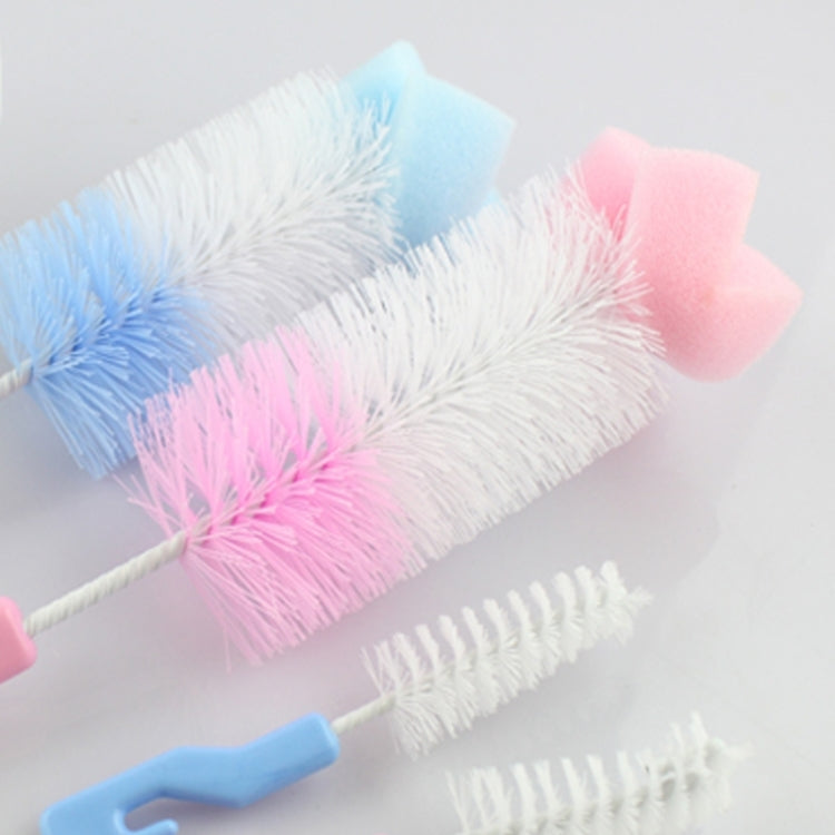 2 Sets Baby Nipple Milk Bottle Cup 360 Degree Sponge Cleaner Pacifier Brush, Random Color Delivery - Cups & Silicone Nipple by buy2fix | Online Shopping UK | buy2fix