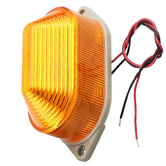 DC24V Led Mini Strobe Signal Warning Light Silent Warning Light(Orange) by buy2fix