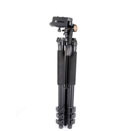 Q620 4-Section Folding Legs Heavy Duty Aluminum Alloy Tripod With Three-Dimensional Damping Tripod Heads by buy2fix