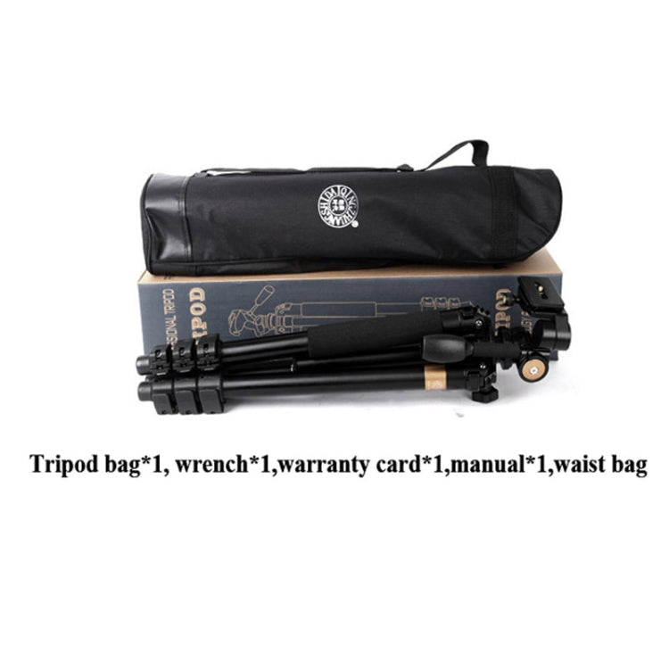 Q620 4-Section Folding Legs Heavy Duty Aluminum Alloy Tripod With Three-Dimensional Damping Tripod Heads - Tripods by buy2fix | Online Shopping UK | buy2fix